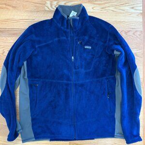 Patagonia Classic R2 Zip Fleece- Men's XL (Dark Royal Blue)